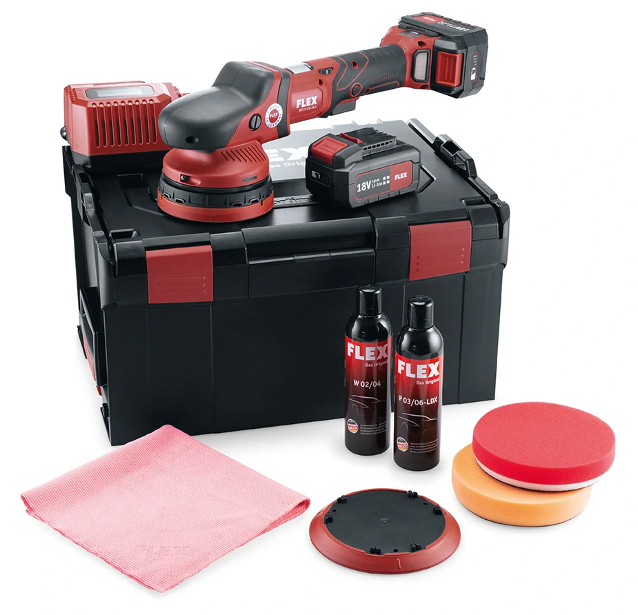 FLEX XCE 8 125 18.0- EC/5.0 P-SET - excentrická leštička