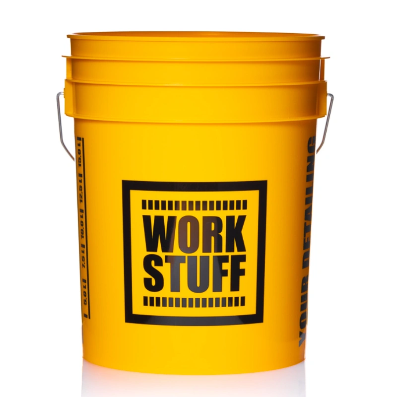 WORK STUFF Bucket Yellow Wash - vedro