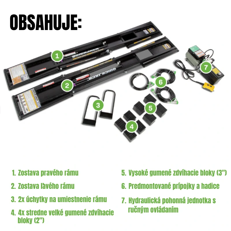 QUICKJACK 6000TL - hydraulický zdvihák 