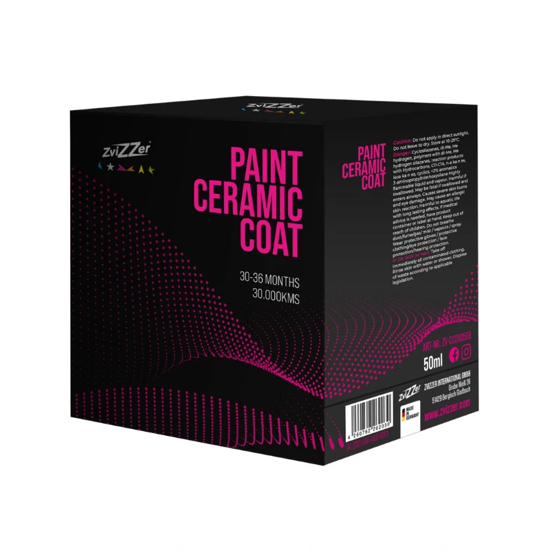 ZVIZZER Paint Ceramic Coat 50ml - keramická ochrana v sete
