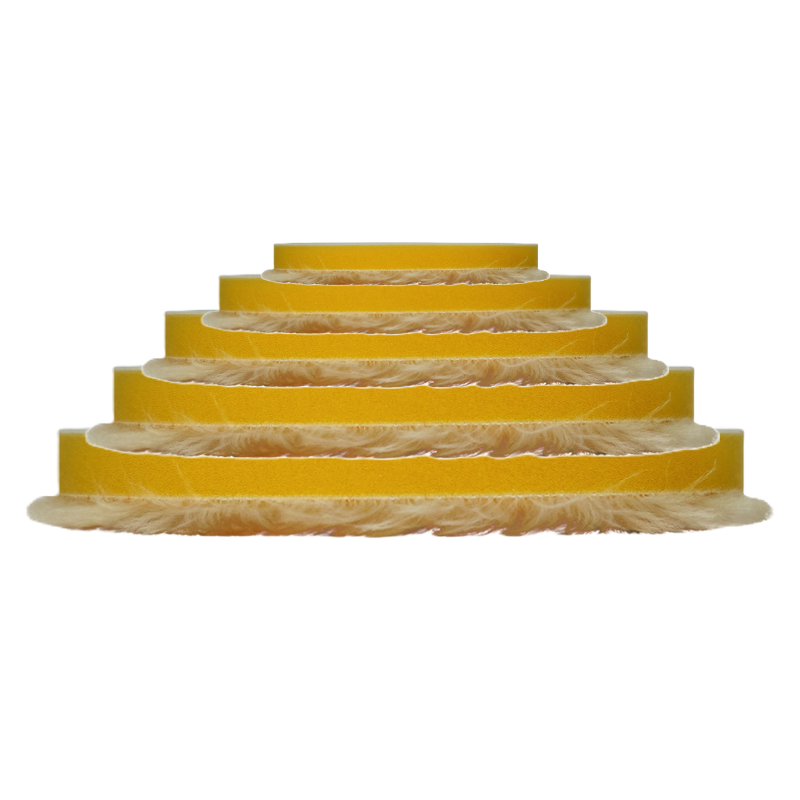 RUPES Medium Wool Pad Yellow 80mm - vlnený jemný pad