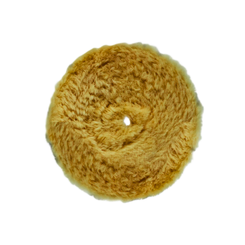 RUPES Medium Wool Pad Yellow 80mm - vlnený jemný pad