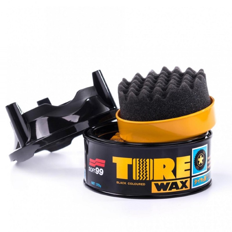 SOFT99 Tire Black Wax 170G - vosk na pneumatiky