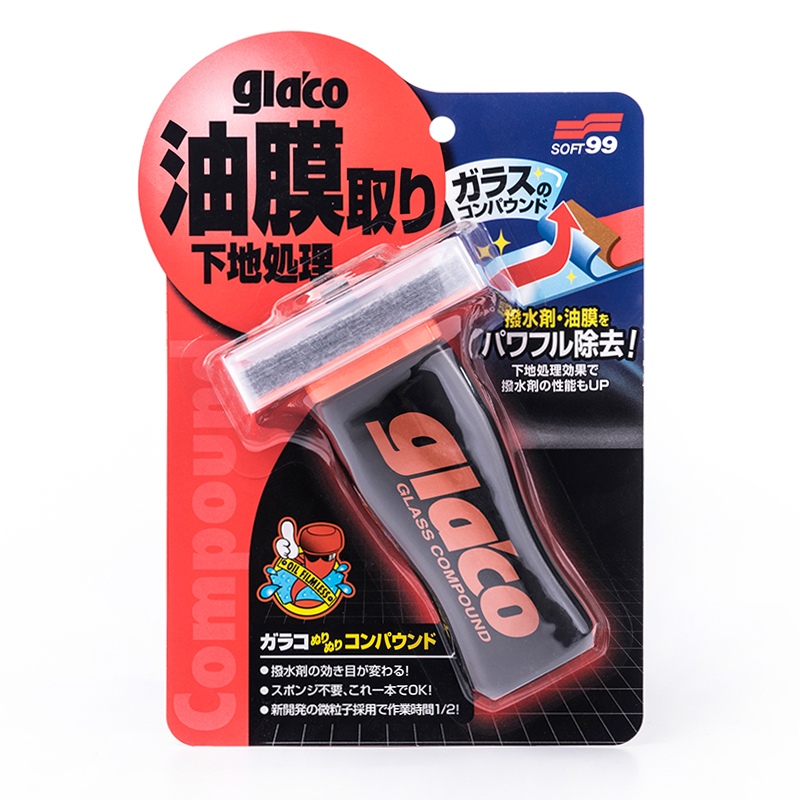 SOFT99 Glaco Glass Compound Roll On 100ml - leštenka