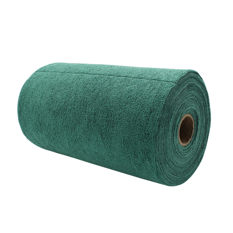 Tricot Roll Green 30x30cm / 75ks - mikrovláknové utierky v rolke