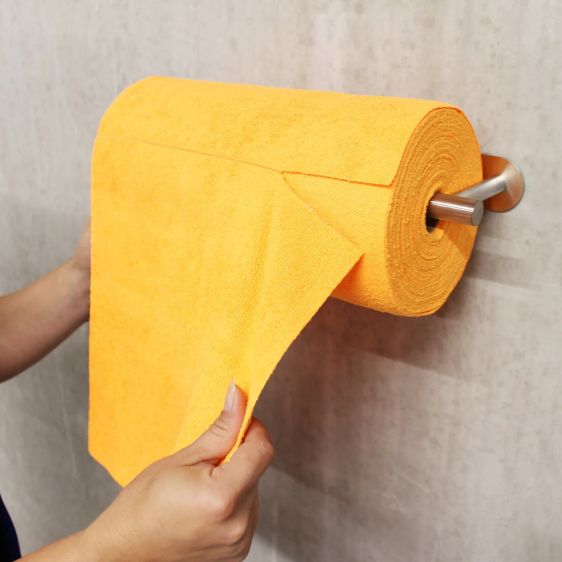 Tricot Roll Orange 30x30cm / 75ks - mikrovláknové utierky v rolke