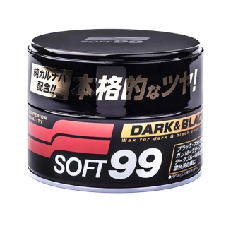 SOFT99 Dark & Black Wax 300g - tuhý vosk