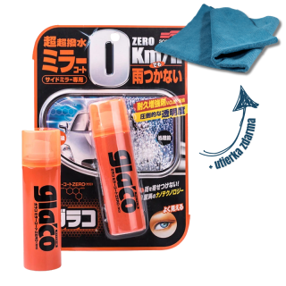 SOFT99 Glaco Mirror Coat Zero 40ml - odpudzovač vody + utierka ZDARMA