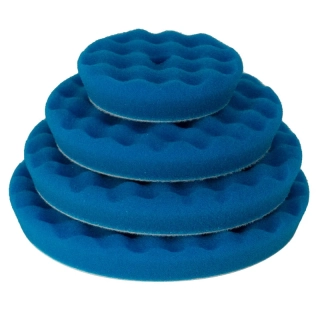 RUPES Waffle Coarse Foam Pad Blue - tvrdý rotačný pad