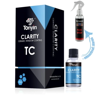 TONYIN Clarity Ceramic Window Coating 30ml - keramický povlak + odmasťovač ZDARMA
