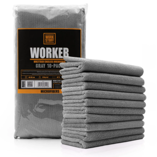WORK STUFF Worker Grey - bezšvové mikrovláknové utierky