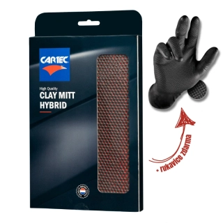 CARTEC Clay Mitt Hybrid - polymérová rukavica + rukavice ZDARMA
