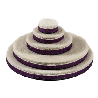 ZVIZZER Doodle Woolpad Trapez White - excentrický vlnený pad