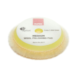 RUPES Fine Wool Pad Yellow - 100mm