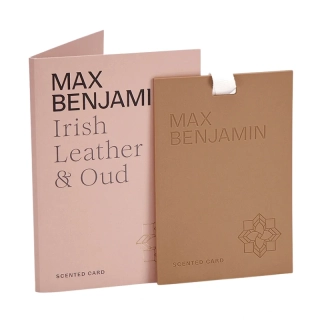 MAX BENJAMIN Irish Leather & Oud - vonná karta