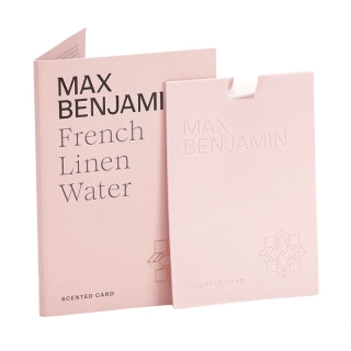 MAX BENJAMIN Classic French Linen Water - vonná karta