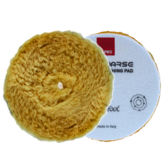 RUPES Medium Wool Pad Yellow 80mm - vlnený jemný pad