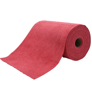 Tricot Roll Red 30x30cm / 75ks - mikrovláknové utierky v rolke