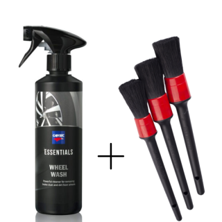 AKCIOVÝ Set Wheel Wash + Detailing Brush Set