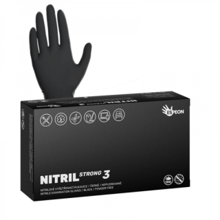 ESPEON Nitril Premium Black Strong, XL - nitrilové rukavice 100ks