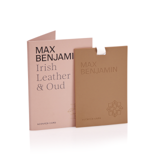 MAX BENJAMIN Irish Leather & Oud - vonná karta