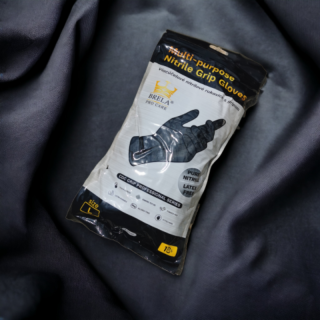 BRELA PRO CARE Grip Gloves BLACK 10ks - nitrilové rukavice