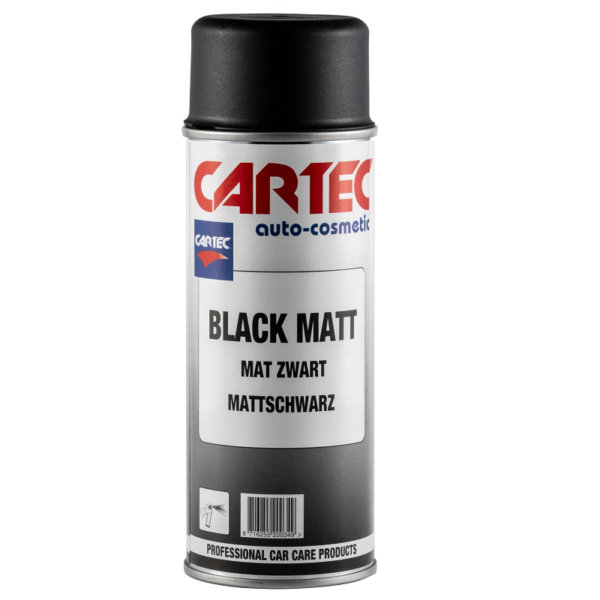 CARTEC Black Matt Sprej